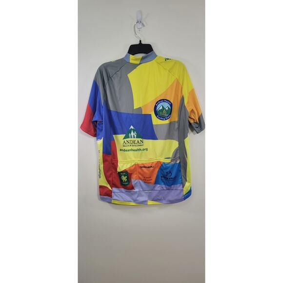 Garneau Cycling Jersey Mens Large Andean Heath Blockcore Athleisure Sportswear - Picture 3 of 6